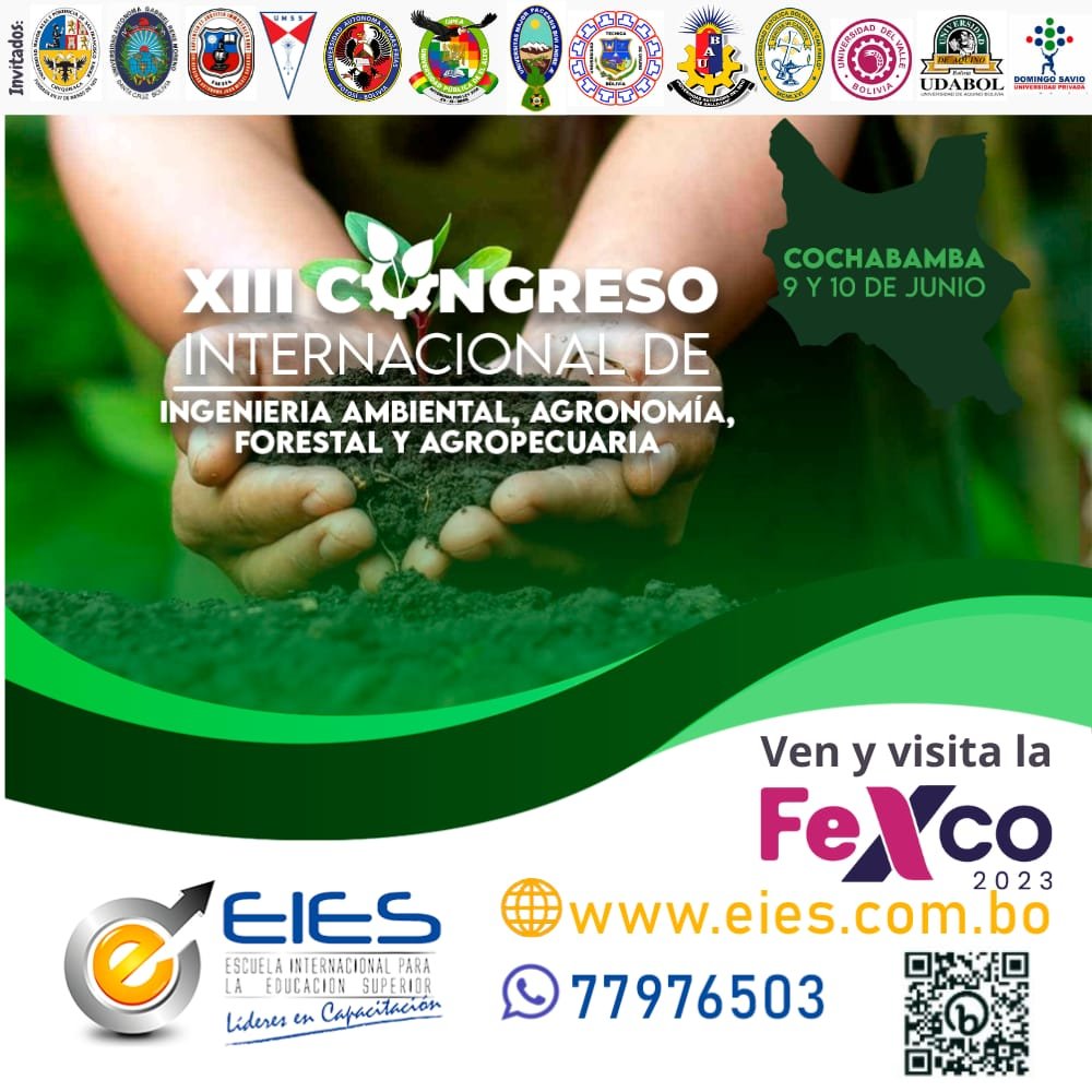 XIII CONGRESO INTERNACIONAL DE INGENIERIA AMBIENTAL, AGRONOMIA, FORESTAL Y AGROPECUARIA