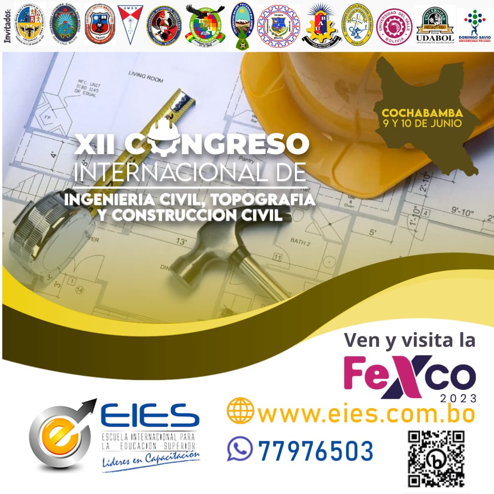 XII CONGRESO INTERNACIONAL DE INGENIERIA CIVIL,TOPOGRAFIA Y CONSTRUCCION CIVIL