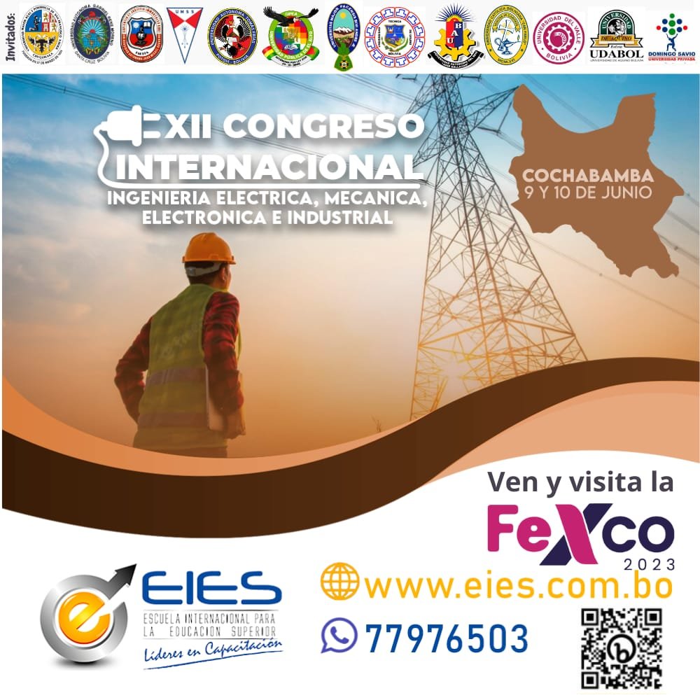XII CONGRESO INTERNACIONAL INGENIERIA ELECTRICA, MECANICA, ELECTRONICA, E INDUSTRIAL